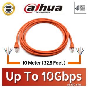Home cat6 indoor ethernet network cable 10 meter | 10gbps high speed rj45 lan cable
